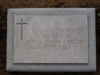 Struma Military Cemetery - Doyle, A